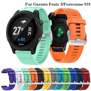 สายนาฬิกาข้อมือซิลิโคน แบบเปลี่ยน สําหรับ Garmin fenix5 Smart Watch forerunner935 fenix5 5P S60 935