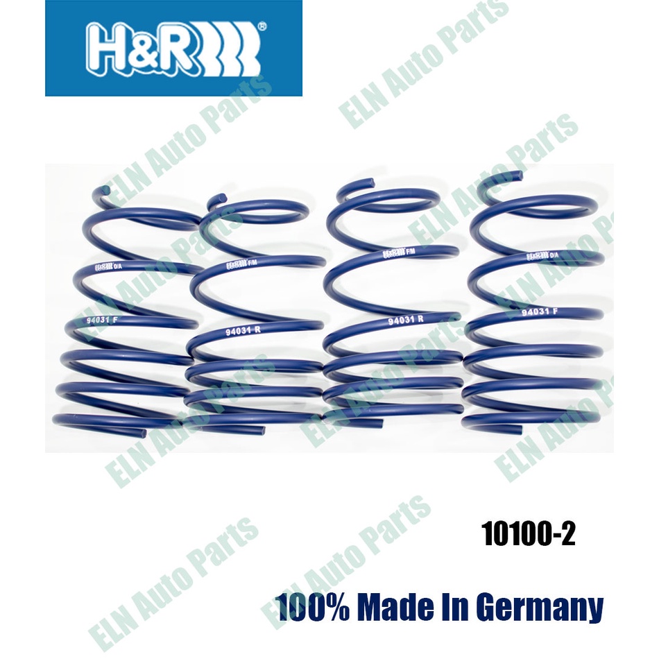 H&R สปริงโหลด(ล็อตสีแดง) (lowering spring) ฮอนด้า ซิตี้ HONDA City 1.3, 1.5 TypeZ ปี 1995**ต้องการติ