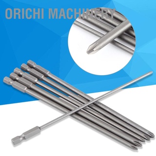 Orichi ชุดไขควงแม่เหล็ก Shank 1/4" S2 150 มม. 6 ชิ้น