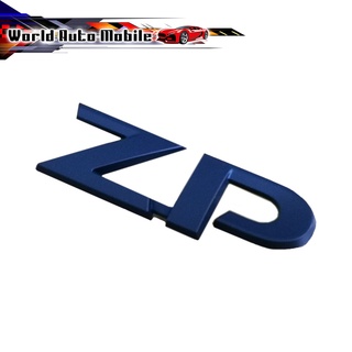 โลโก้ ZP ดำด้าน LOGO ZP ติดท้ายรถกระบะ ISUZU D-MAX ดำด้าน 1ชิ้น 2-4ประตู มีบริการเก็บเงินปลายทาง