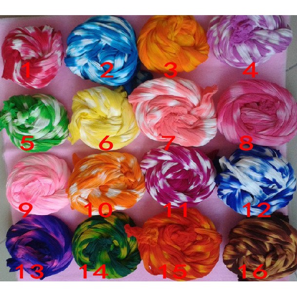 ดอกไม้ตาข่าย ถุงน่องผ้าไหมไนลอนสีทึบทูโทนสําหรับดอกไม้ DIY