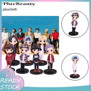 &lt;Pluscloth&gt; ตุ๊กตาฟิกเกอร์ Bts Miniature Bts ของเล่นสําหรับเด็