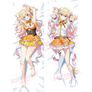 Virtual YouTuber Momosuzu Nene Dakimakura ปลอกหมอนโซฟา แบบนิ่ม ลายอนิเมะ ขนาด 50x150 ซม. DK247