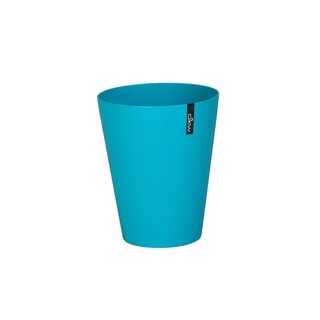 ถังขยะกลม 4.5 ลิตรDKWHH-202P/6ฟ้าทึบ ถังขยะ Round waste bin 4.5 liters DKWHH-202P/6 solid blue