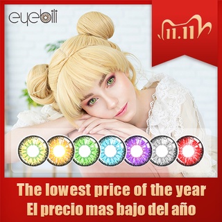 Eyebili คอนแทคเลนส์ สีแดง สีเทา 1 คู่ (2 ชิ้น)