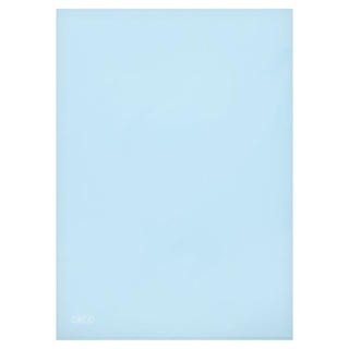 🔥The Best!! ออร์ก้า แฟ้มซองเอกสาร A4 สีฟ้าพาสเทล 3 ชิ้น ORCA A4 Blue Pastel File Folder 3pcs