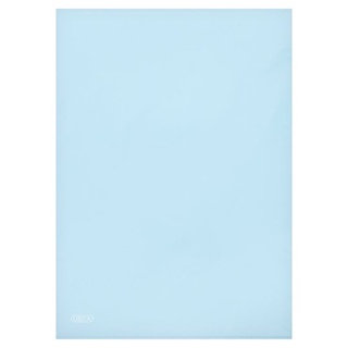 🔥The Best!! ออร์ก้า แฟ้มซองเอกสาร A4 สีฟ้าพาสเทล 3 ชิ้น ORCA A4 Blue Pastel File Folder 3pcs