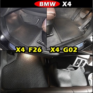 พรมรถยนต์ BMW X4 F26 , X4 G02 ลายกระดุมเม็ดเล็กpvc เข้ารูป ตรงรุ่นรถ