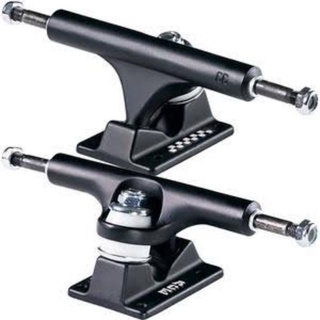 ACE Classic Matte Black Skateboard Trucks Size 44 55 or 66