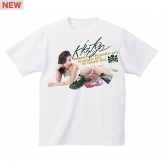 KIKS TYO x Airi Furuta x Weekly Playboy Tee เสื้อยืดผู้ชาย เสื้อยืดแขนสั้น รุ่นเดียวกันเสื้อผ้าสำหรับทั้งชายและหญิ