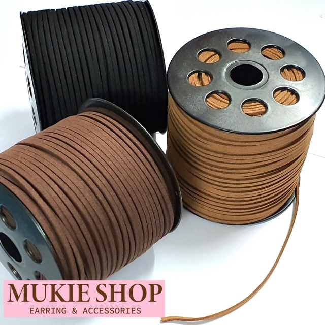 Mellow Shop DIY สายหนัง หน้ากว้างประมาณ 2.7mm แพ็ค 1 หลา (สินค้าพร้อมส่งจากกรุงเทพ) DIYเครื่องประดับ