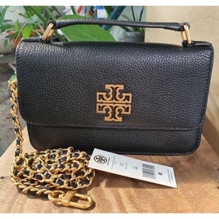 กระเป๋า Tory burch britten mini top handle สีดำ ใหม่ แท้