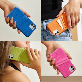 (โค้ด8MUSE65ลด65.-)(11 Series) MUSE Card Holder Phone Case COLORFUL Tone