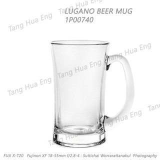 ( 6 ใบ ) Ocean glass แก้ว Lugano Mug 330 มล. 1P00740 ยี่ห้อโอเชี่ยน 1กล่องบรรจุ6ใบ