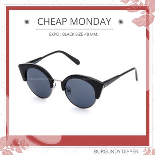 แว่นกันแดด CHEAP MONDAY EXPO : BLACK SIZE 48 MM.