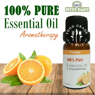 [10 mL.] Food Grade 100% Pure Essential Oil น้ำมันหอมระเหยส้ม (Orange) 100%ไม่ผสม รับประทานได้ (ไม่ใช่กลิ่นสังเคราะห์)