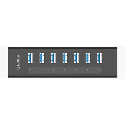Orico USB 3.0 High-speed HUB 7 Ports with BC1.2 Charger Black (A3H7-U3-V2)
