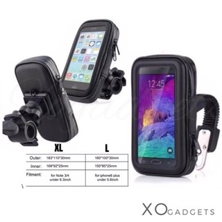 ที่ยึดโทรศัพท์สำหรับมอเตอร์ไซต์+ซองกันน้ำ motorcycle Phone Mount Horder+Water Proof