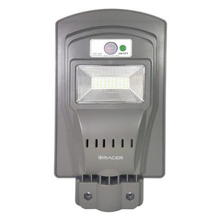 ไฟถนน SOLAR RACER LIGHT MOTION SENSOR 10 วัตต์ สีเทา ผลิตจากพลาสติกคุณภาพดี และทนทานต่อการใช้งาน