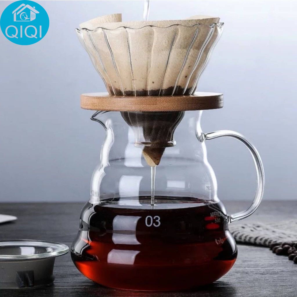 พร้อมส่ง กาชง เหยือกดริปกาแฟ Coffee glass Pot แก้ว ปริมาตร 360ml/600ml/700ml