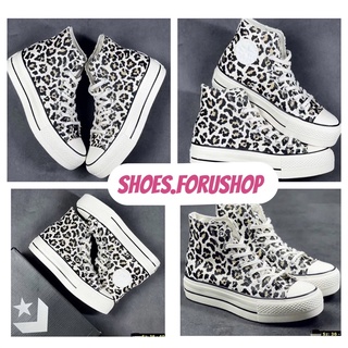 Converse Chuck Taylor All Star Ctas Life Hi White Black แบบหุ้มข้อ พร้อมส่ง 36-40 แถมกล่อง สินค้าถ่ายจากงานจริง