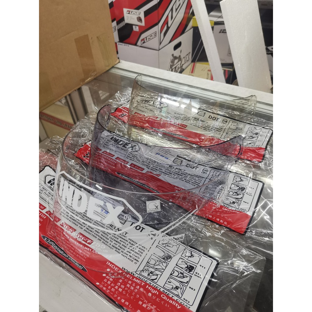 ชิวหน้าหมวก indexรุ่น811'811i-sheild