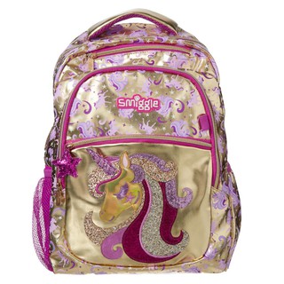 ✈✈ Smiggle Gold Backpack กระเป๋าเป้สะพายหลัง ยูนิคอนสีทอง ขนาด 16”(นิ้ว) ของแท้ 💖 AUD