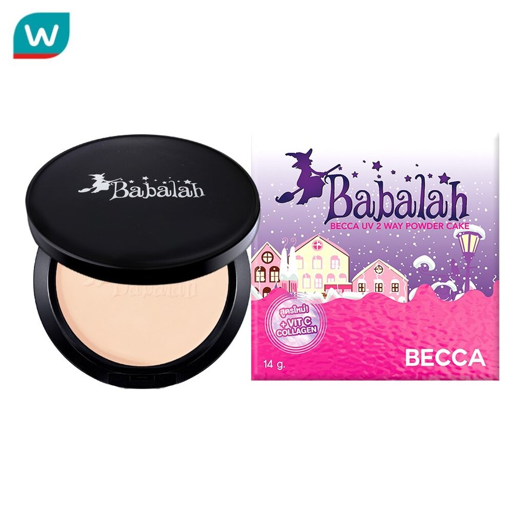 Babalah บาบาร่า เบคก้า ยูวี ทูเวย์ พาวเดอร์ เค้ก 14ก. #01 ผิวขาวเหลือง