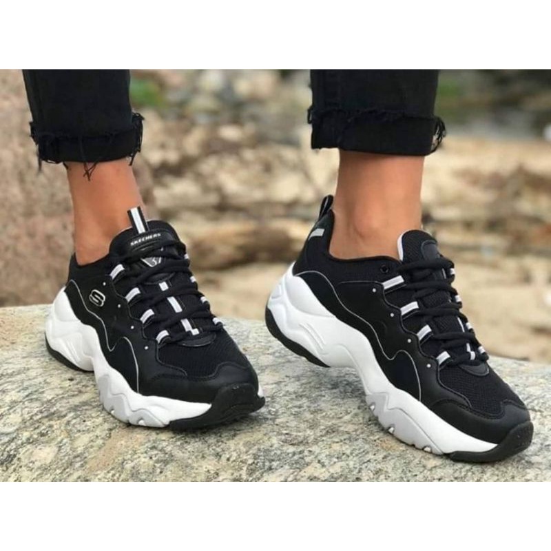 รองเท้าskechers D'Lites3 สีดำ