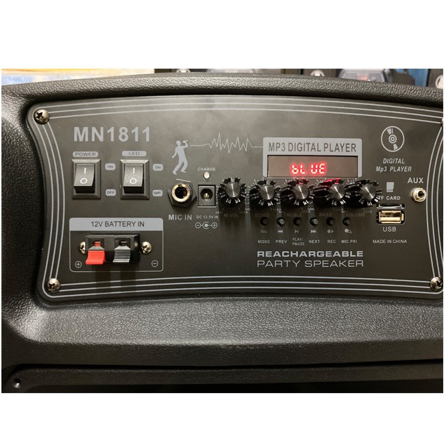 ลำโพงบลูทูธ MN-1810/1811/1812 ดอก18นิ้วมี AUX ปรับBASS/ECHO กระหึ่มเบสแน่น  มีล้อลาก - รูปที่ 6