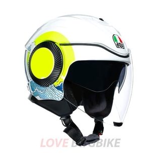 AGV ORBYT SUNSET WHITE/YELLOW FLUO