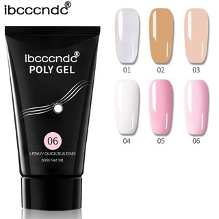 Poly Gel (หลอด) เจลต่อเล็บ Ibcccndc 30ML โพลี่เจล อะคลิลิก (พร้อมส่งจากประเทศไทย)