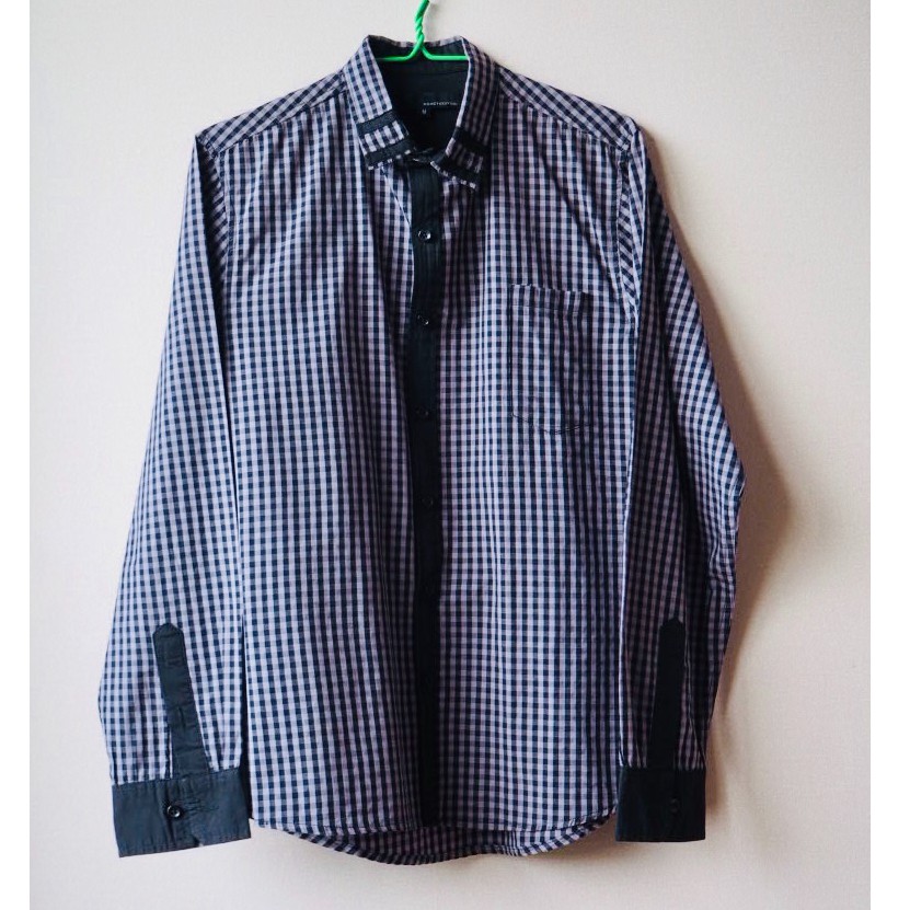 💥แท้💯%💥 เสื้อเชิ้ต XACT (Black/Gray) Size M