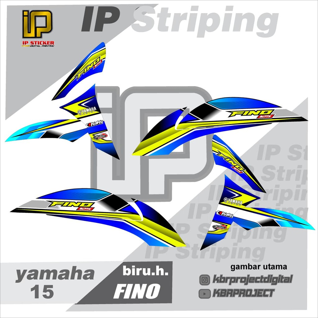 สติ๊กเกอร์ติดรถมอเตอร์ไซค์ – fino striping – มอเตอร์ไซค์yamaha – มอเตอร์ไซค์ – สติ๊กเกอร์วาริชั่น – 