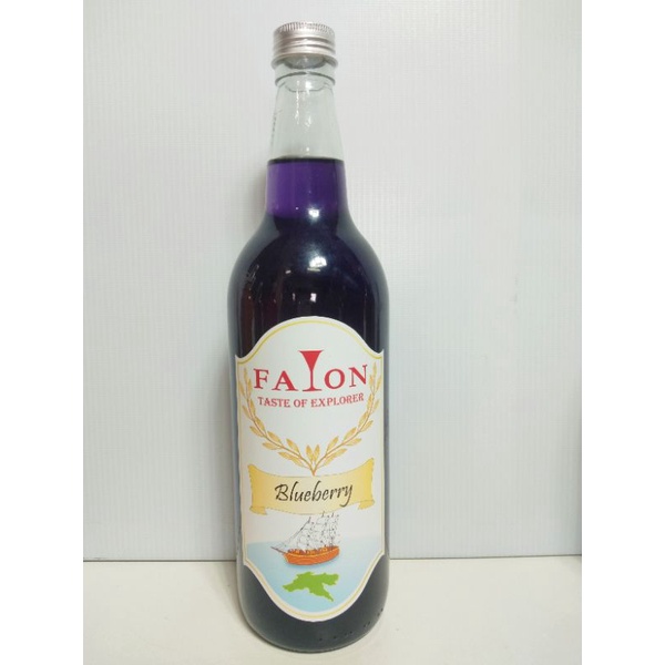 Fayon Syrup Blueberry ฟายง ไซรัป บลูเบอร์รี่