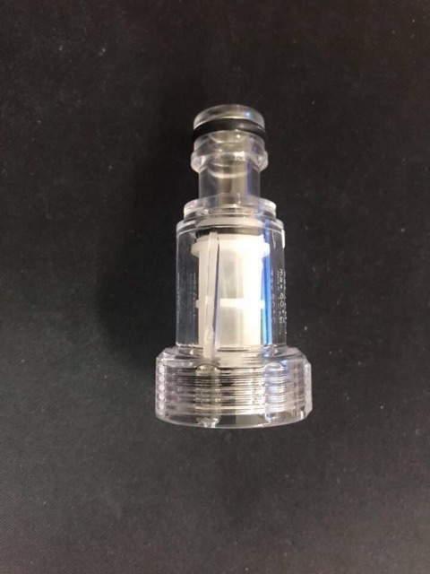 ชุดข้อต่อกรอง อะไหล่ทางน้ำเข้าสีใส มีตัวกรอง ใช้กับเครื่องฉีดน้ำทุกรุ่น