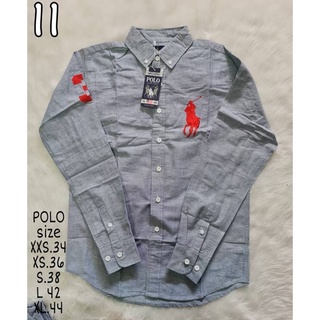 polo เสื้อเชิ้ตแขนยาว