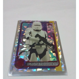 การ์ด STAR WARS : THE LAST JEDI FOIL FLAMETROOPER