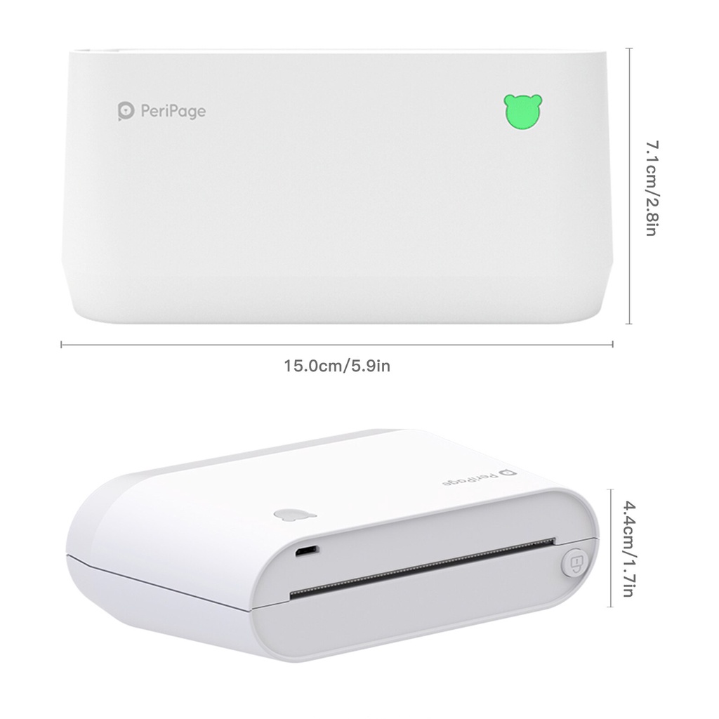 เครื่องพิมพ์ไร้สาย เครื่องปริ้นที่อยู่ PeriPage A9S MAX 304DPI ปรับกระดาษได้ 3 ขนาด คมชัดสวยงาม สินค้าพร้อมส่งในไทย