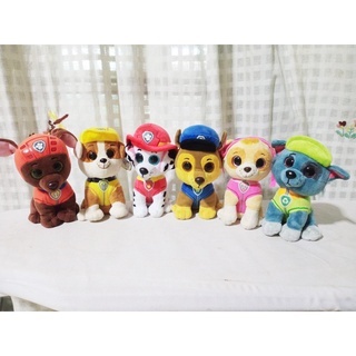 (พร้อมส่ง) ตุ๊กตาpaw patrol ตุ๊กตามือสอง ตุ๊กตาลิขสิทธิ์แท้  ตุ๊กตาสุนัข ตุ๊กตาหมา หมาพาวตาแก้ว หมาพาวตาปัก