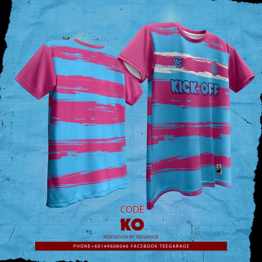 KICK OFF JERSEY SUBLIMATION XS-8XL