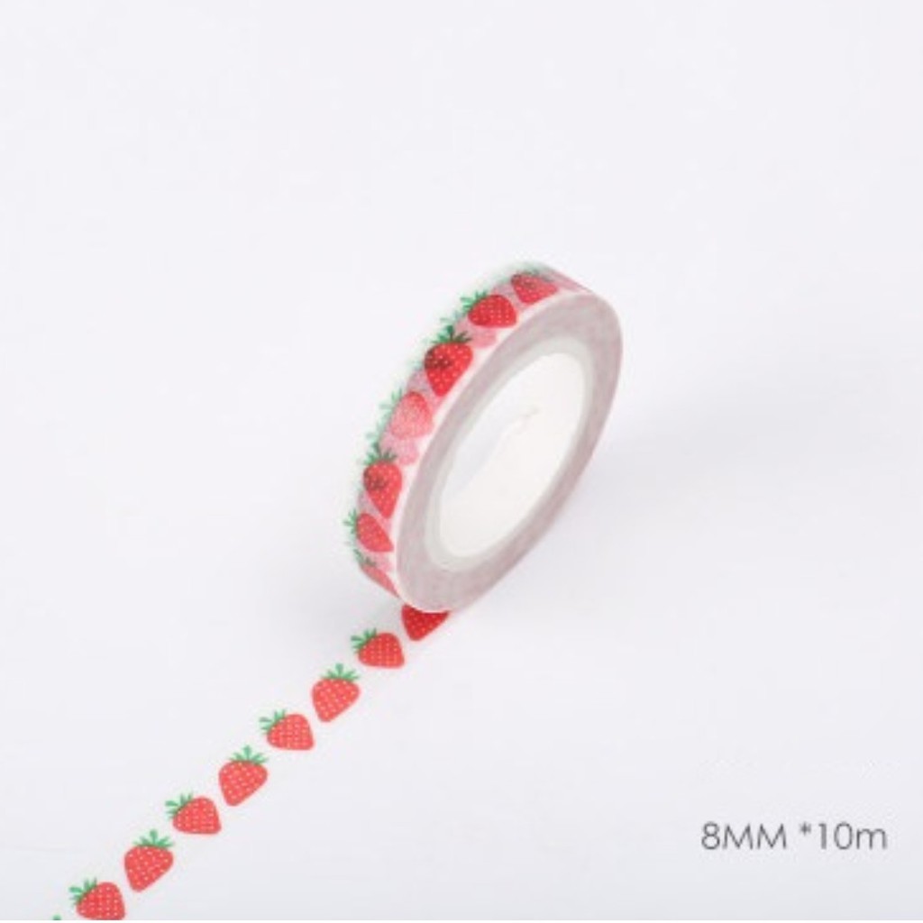 สตรอเบอร์รี่ Zazzle Washi Tape 65