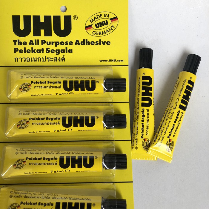 กาวสารพัดประโยชน์ 7ml.UHU(แผง)