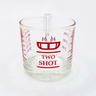 แก้วตวง 2 ชอตต์ มีหูจับ measuring cup 2 shot with handle Delisio 1610-331