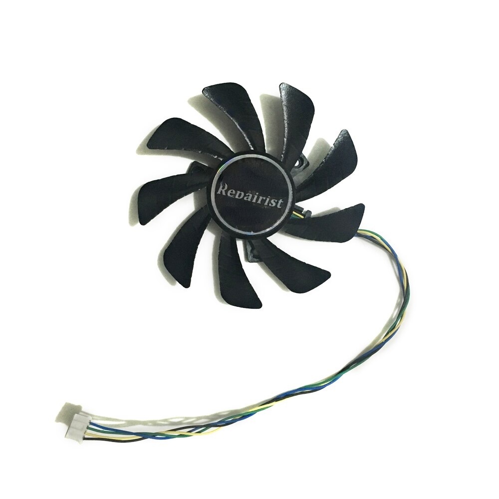 85 มม.พัดลม RX560 GPU VGA สําหรับ Radeon HIS RX 560 สีเขียว iCooler กราฟิกการ์ดระบบระบายความร้อนเป็น