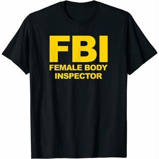 [COD]เสื้อยืด พิมพ์ลายตลก Fbi เหมาะกับคู่รัก สําหรับผู้หญิงS-5XL