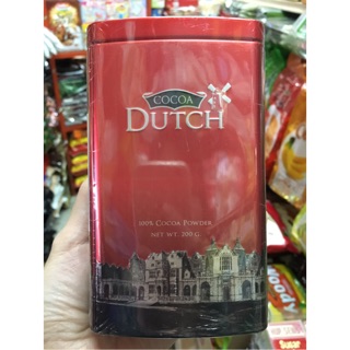 Cocoa Dutch แบบกระป๋องเหล็ก ขนาด200g เข้มข้น อร่อยจ้าาา