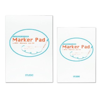 สมุดสเกตสำหรับมาร์คเกอร์ MUSE Marker Pad/ TOO PM PAD White A4