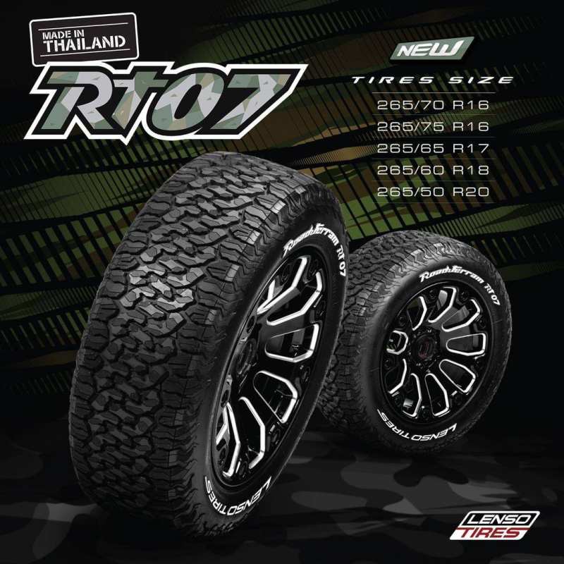 ยางรถยนต์ - RT07 ยี่ห้อ LENSO TIRES (ล็อตปีผลิตใหม่2021) - ราคาชุด / 4 เส้น