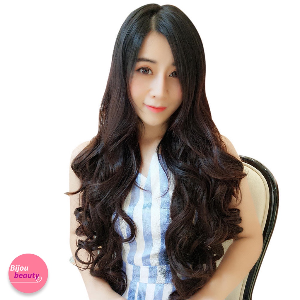 แฮร์พีช ลอนผมยาว ยาว 60 CM รุ่นเพิ่มความหนา 200g สินค้าคุณภาพ สวยเนียน
